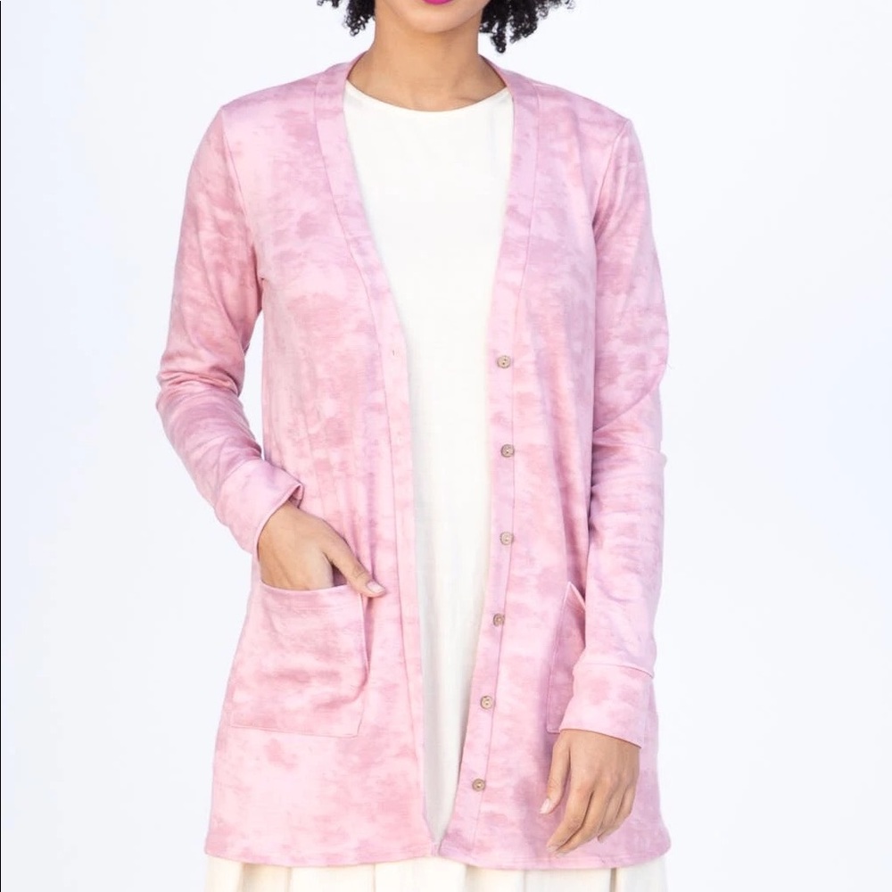 Essential Cardigan Pink Vintage